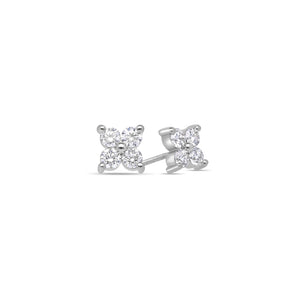 Baby Fortuna Diamond Cluster Earrings