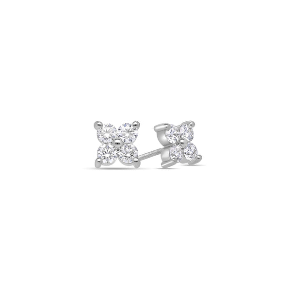Baby Fortuna Diamond Cluster Earrings