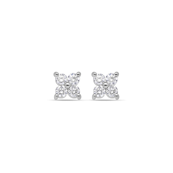 Baby Fortuna Diamond Cluster Earrings