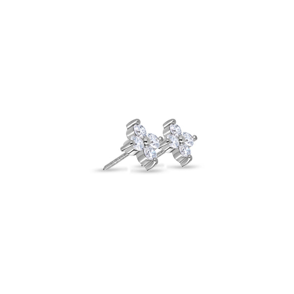 Baby Fortuna Diamond Cluster Earrings