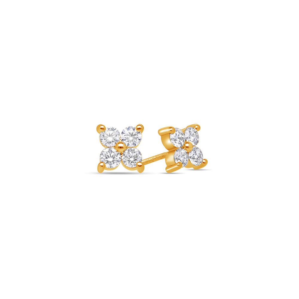 Baby Fortuna Diamond Cluster Earrings