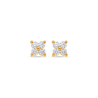 Baby Fortuna Diamond Cluster Earrings