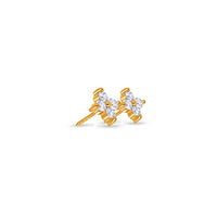 Baby Fortuna Diamond Cluster Earrings