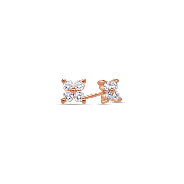 Micro Fortuna Diamond Cluster Earrings