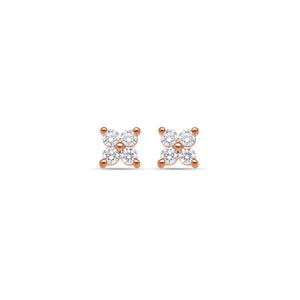 Micro Fortuna Diamond Cluster Earrings