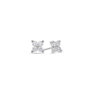 Micro Fortuna Diamond Cluster Earrings