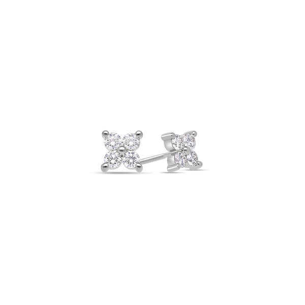 Micro Fortuna Diamond Cluster Earrings