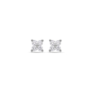Micro Fortuna Diamond Cluster Earrings