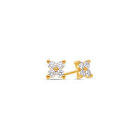 Micro Fortuna Diamond Cluster Earrings
