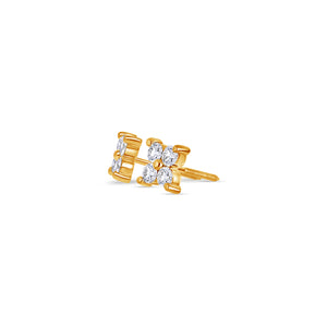 Micro Fortuna Diamond Cluster Earrings