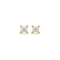 Micro Fortuna Diamond Cluster Earrings