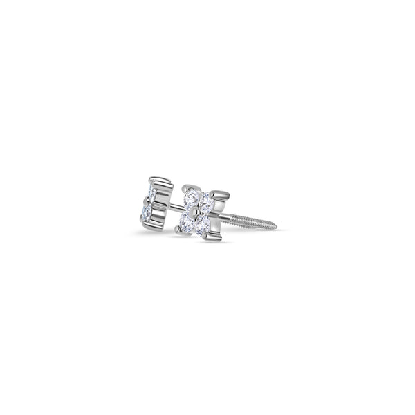 Nano Fortuna Diamond Cluster Earrings