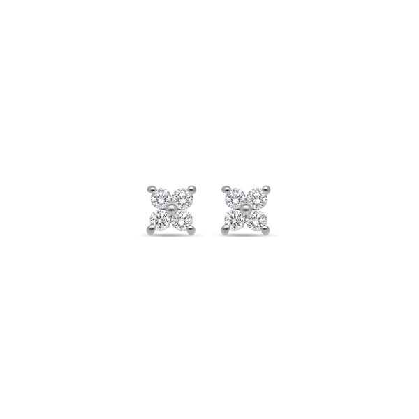 Nano Fortuna Diamond Cluster Earrings