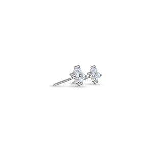 Nano Fortuna Diamond Cluster Earrings