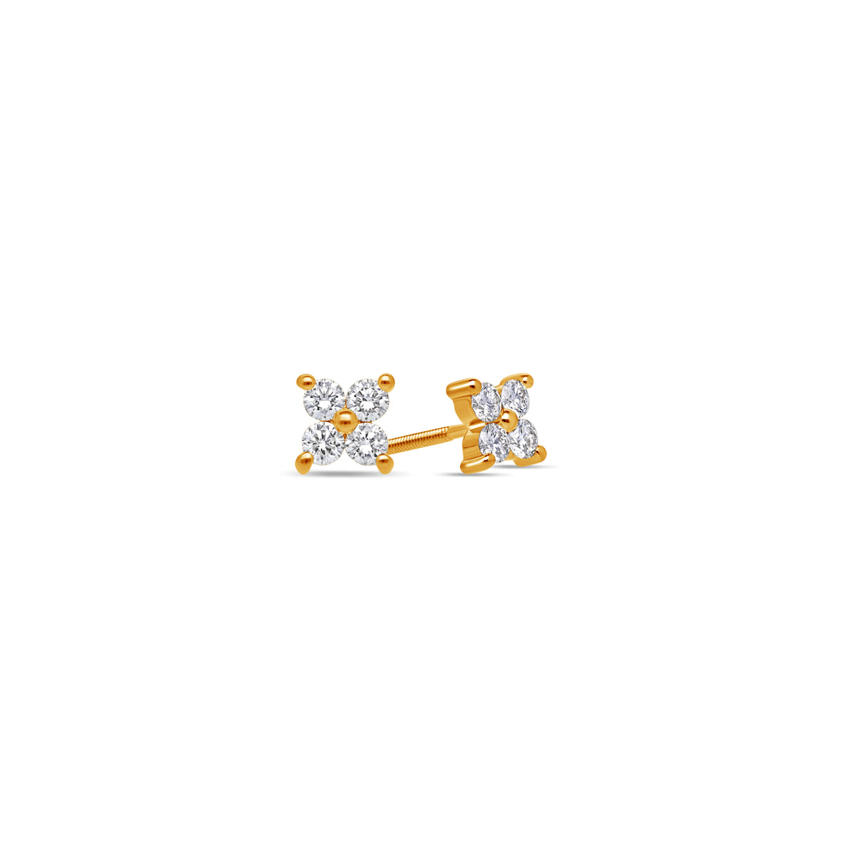 Nano Fortuna Diamond Cluster Earrings
