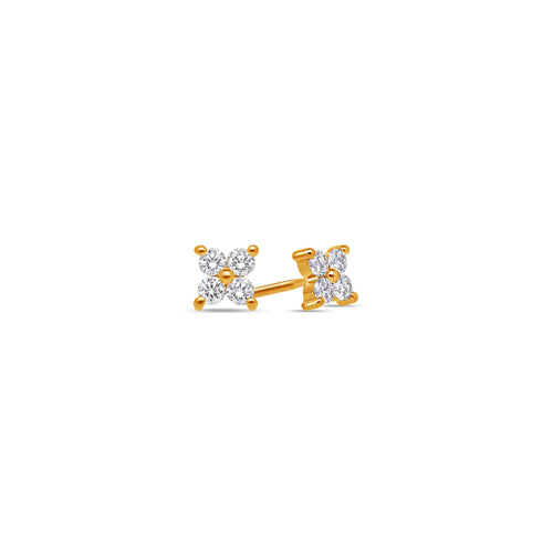 Nano Fortuna Diamond Cluster Earrings
