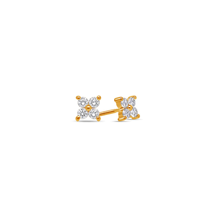 Nano Fortuna Diamond Cluster Earrings