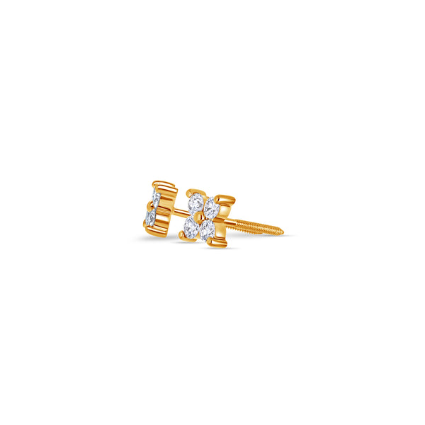 Nano Fortuna Diamond Cluster Earrings