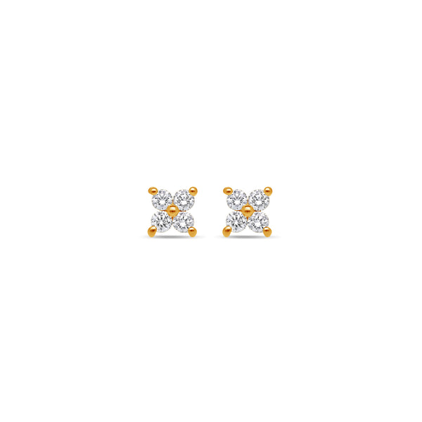 Nano Fortuna Diamond Cluster Earrings