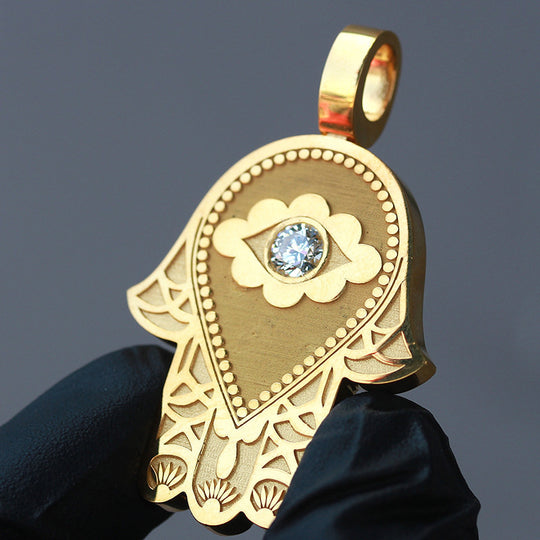 CUSTOM "HAMSA" PENDANT