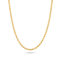 Gold Atlas Link Chain (3.0mm)