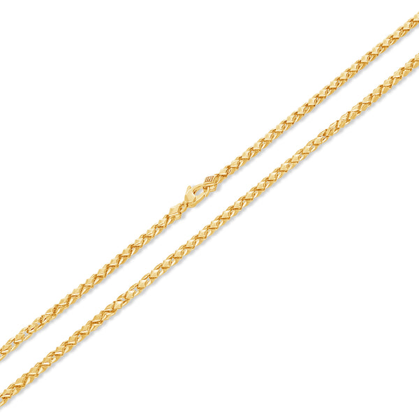 Gold Atlas Link Chain (3.0mm)