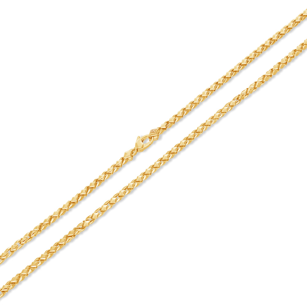 Gold Atlas Link Chain (3.0mm)