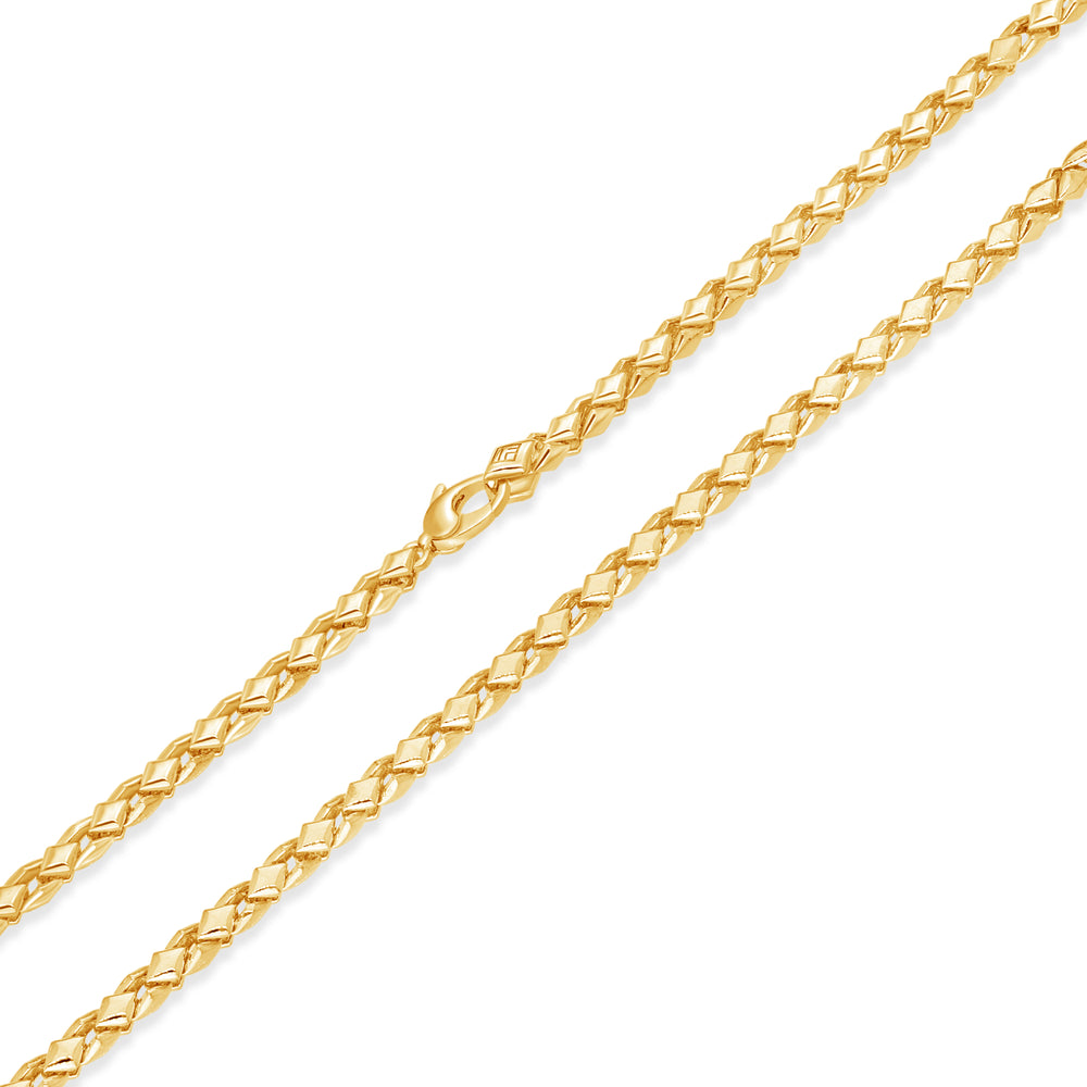 Gold Atlas Link Chain (4.0mm)