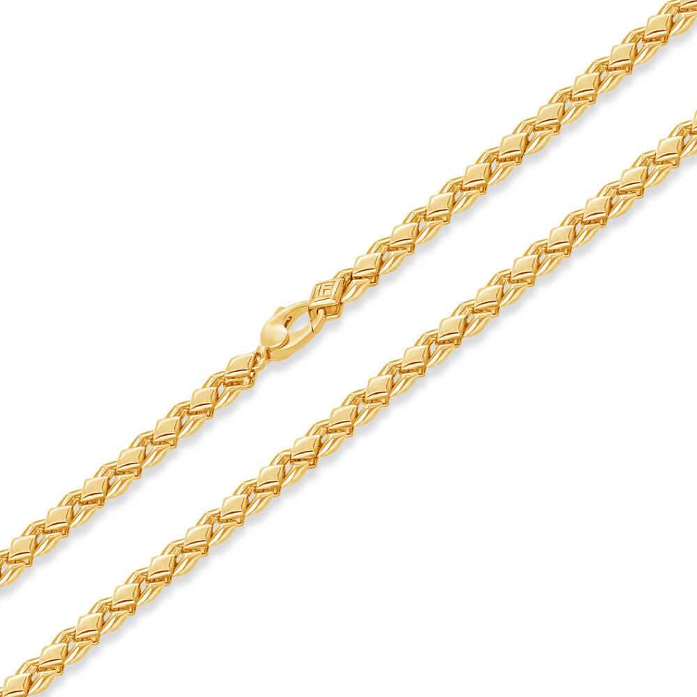 Gold Atlas Link Chain (5.0mm)
