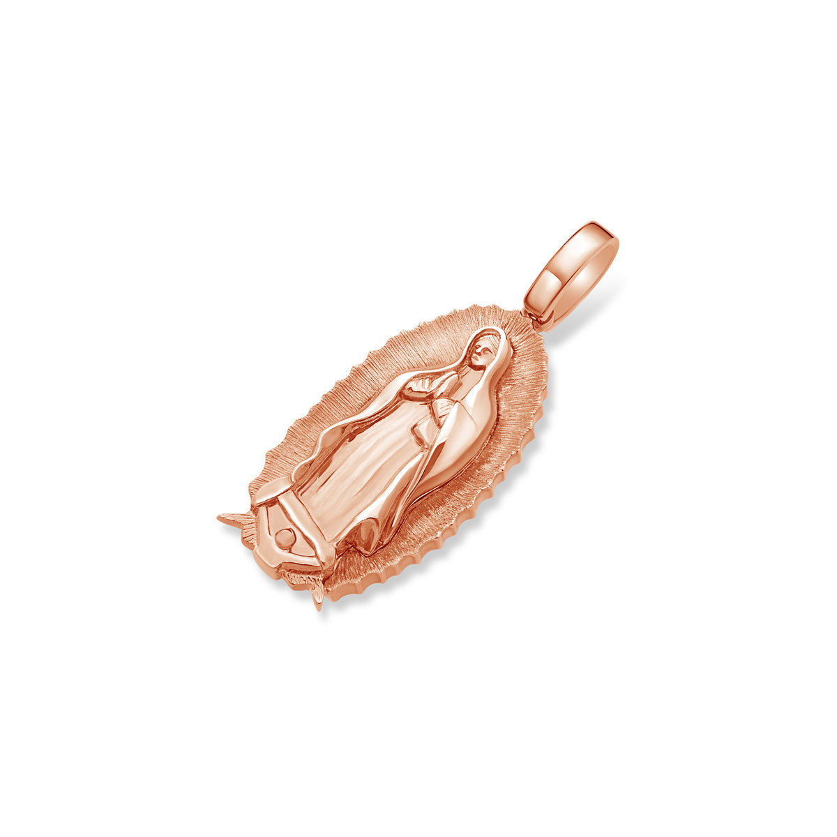 Gold Baby Lady of Guadalupe Necklace IF