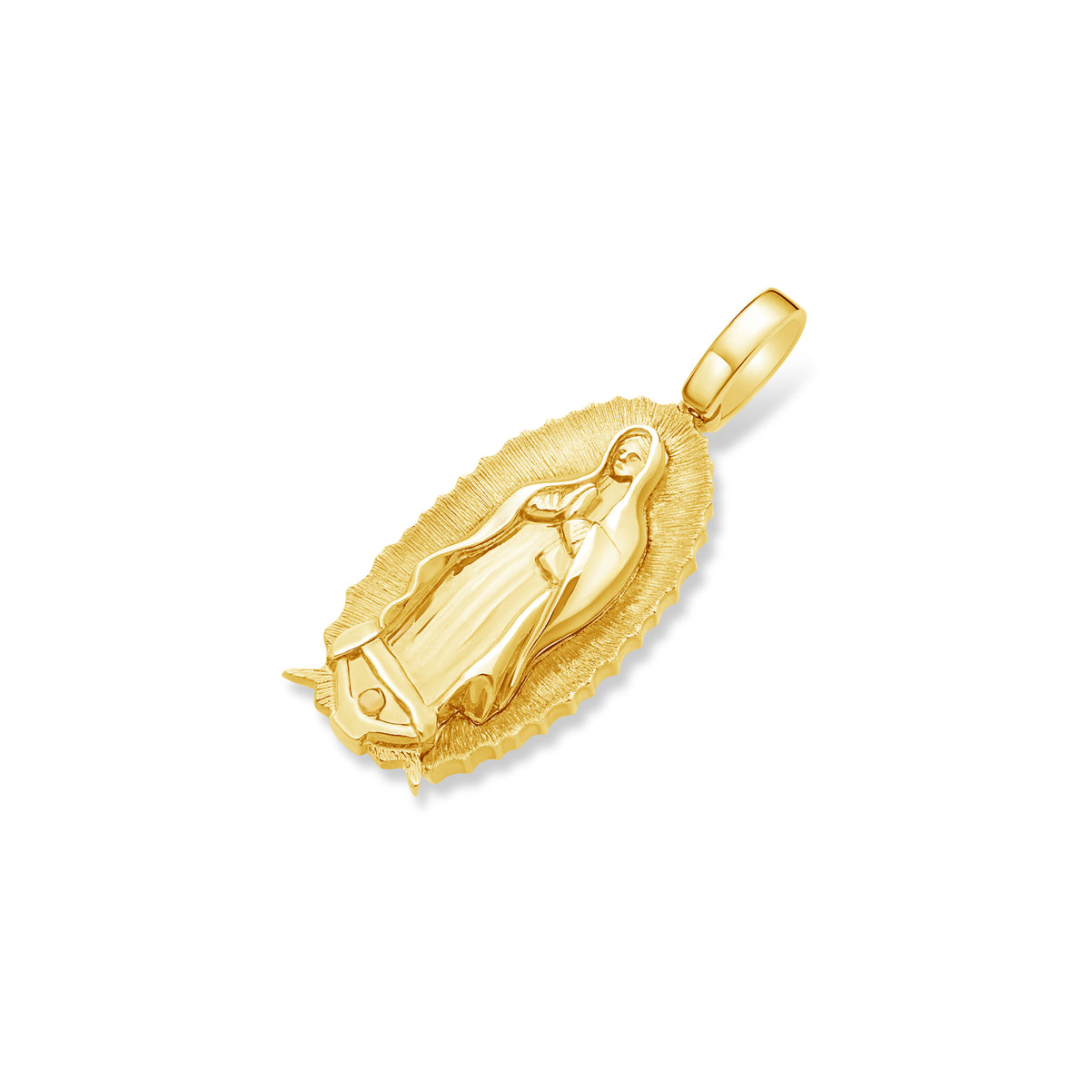 Gold Baby Lady of Guadalupe Necklace IF