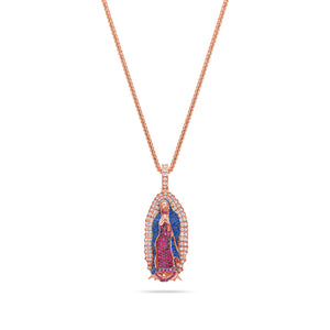 Micro Lady of Guadalupe Piece (Fully Iced, Mosaic)