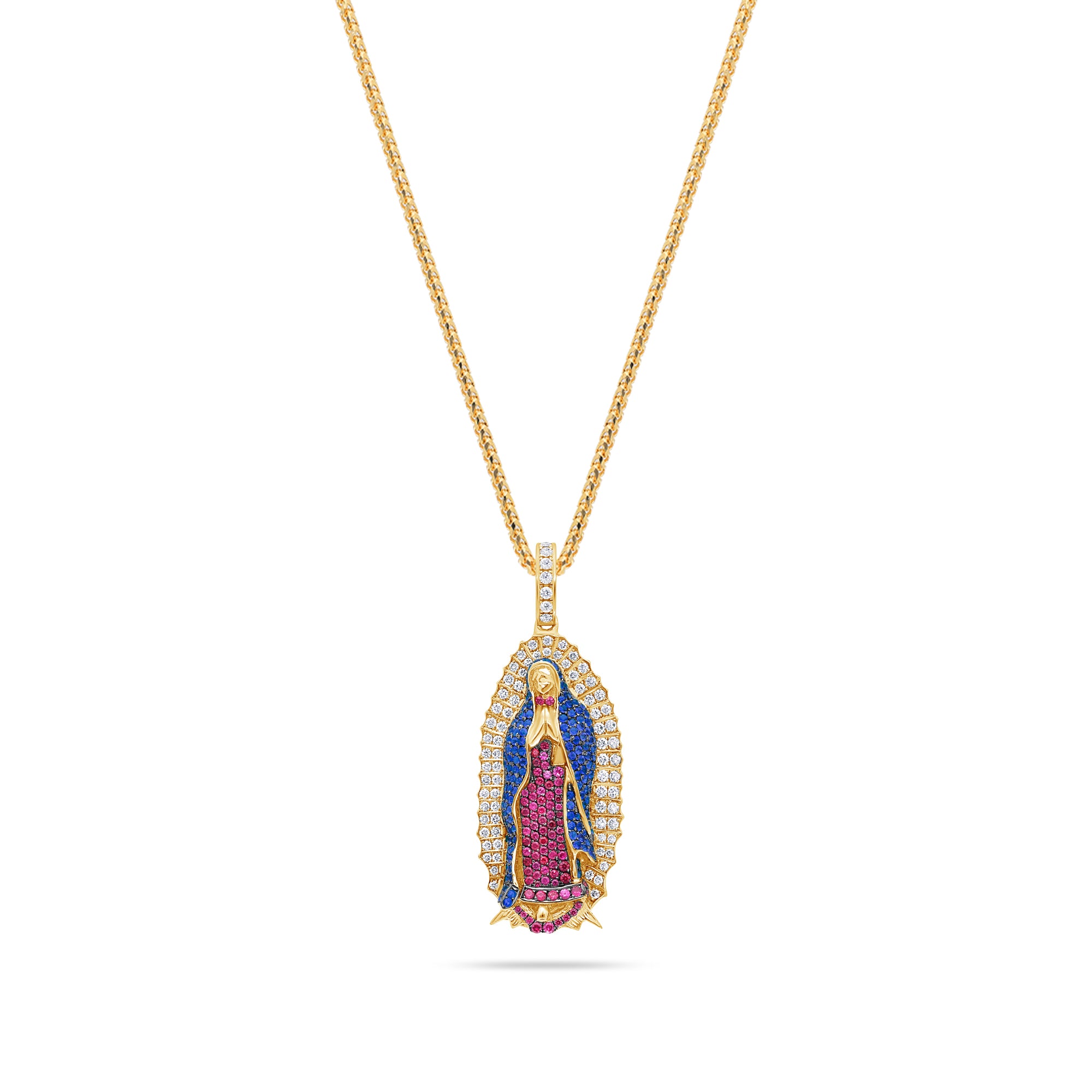 Micro Lady of Guadalupe Piece (Fully Iced, Mosaic)