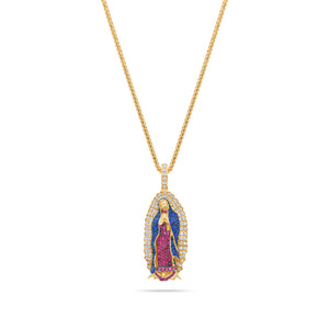Micro Lady of Guadalupe Piece (Fully Iced, Mosaic)