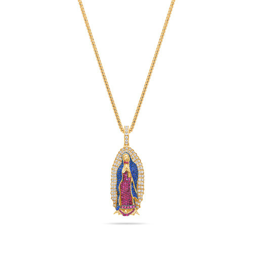Micro Lady of Guadalupe Piece (Fully Iced, Mosaic)
