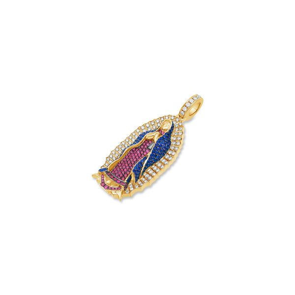 Micro Lady of Guadalupe Piece (Fully Iced, Mosaic)
