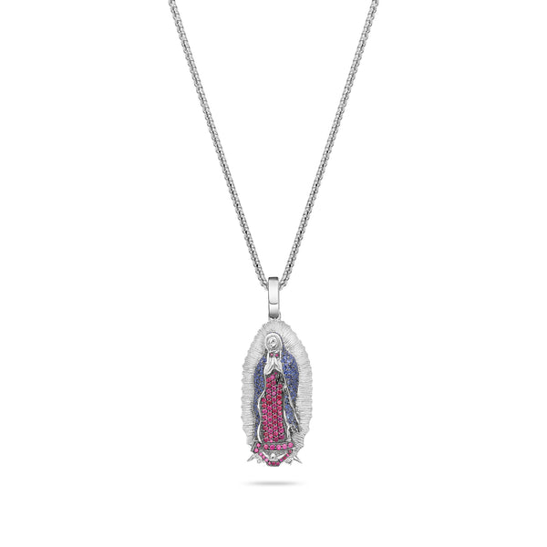 Micro Lady of Guadalupe Piece (Partially Iced, Mosaic)