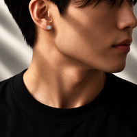 Micro Dax Diamond Cluster Earrings (8mm)