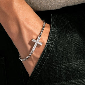Hayden Cross Bracelet (4mm)