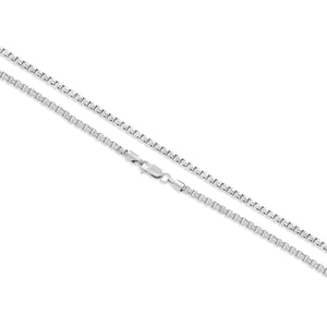 Gold Box Link Chain (3mm, Brush-finished)