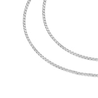 Gold Box Link Chain (3mm, Brush-finished)