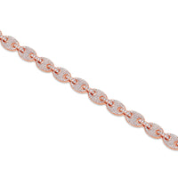 Diamond Ocean Link Bracelet (9mm)