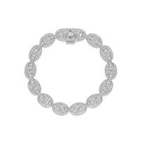 Diamond Ocean Link Bracelet (9mm)