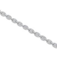 Diamond Ocean Link Bracelet (9mm)