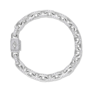 Diamond Odin Link Bracelet (8mm)