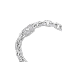 Diamond Odin Link Bracelet (8mm)