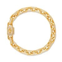 Diamond Odin Link Bracelet (8mm)