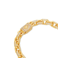 Diamond Odin Link Bracelet (8mm)