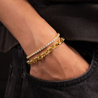 Diamond Odin Link Bracelet (6mm)