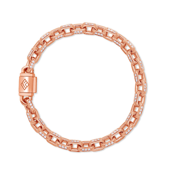 Diamond Odin Link Bracelet (6mm)